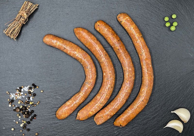 Saucisse poulet mexicaine