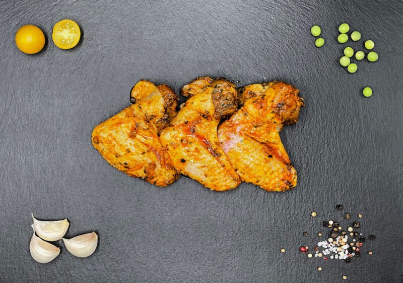 Ailes de poulet marinées